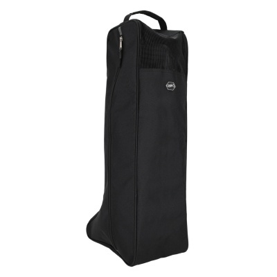 Bolsa de transporte preta alta com zíper e alça