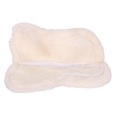 Cobertor felpudo creme com textura macia