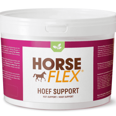 Recipiente plástico branco Horse Flex Hoef Support para cavalos