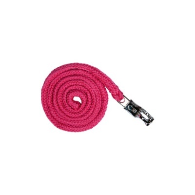Corda rosa trançada com ponta metálica
