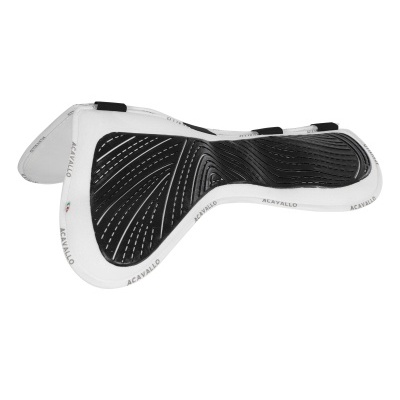 Protetor de selim de cavalo antiderrapante preto e branco ACAVALLO