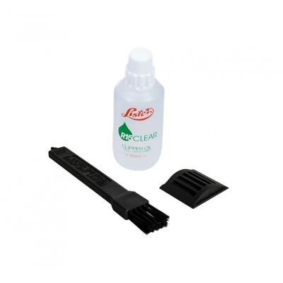 Conjunto de limpeza para gramofone com óleo lubrificante e escova preta