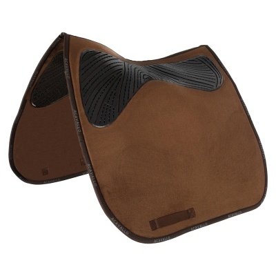 Alforge castanho com reforço antiderrapante preto e texto TUCANO