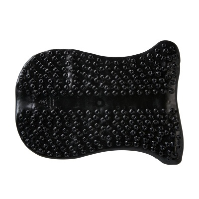 Tapete preto em borracha com textura para banho ou massagem