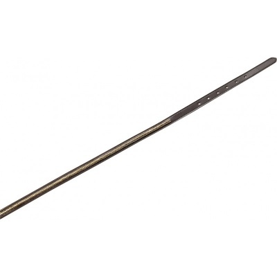 Corda metálica para guitarra elétrica com extremidade preta perfurada