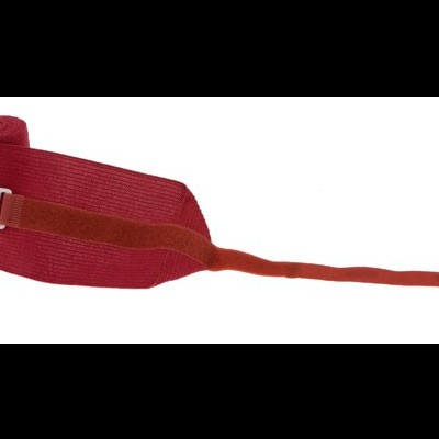 Fita elástica vermelha com fecho de velcro