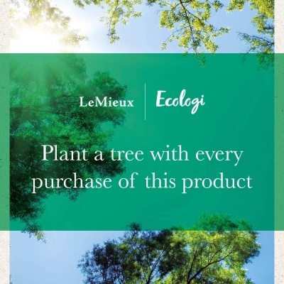 Texto promocional sobre árvores e compra de produto