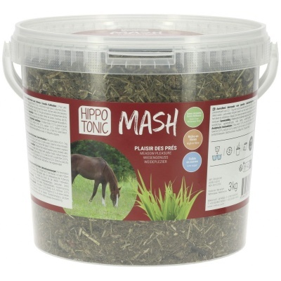 Balde de plástico com alimentação para cavalos Hippo Tonic Mash
