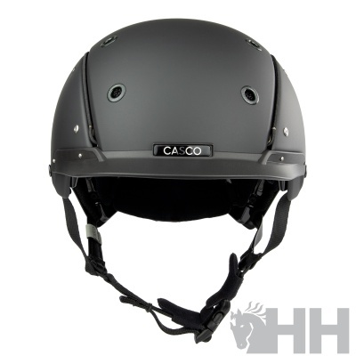 Capacete de segurança preto fosco CASCO com fivela ajustável