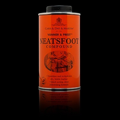 Lata laranja de composto para couro Neatsfoot da Carr & Day & Martin