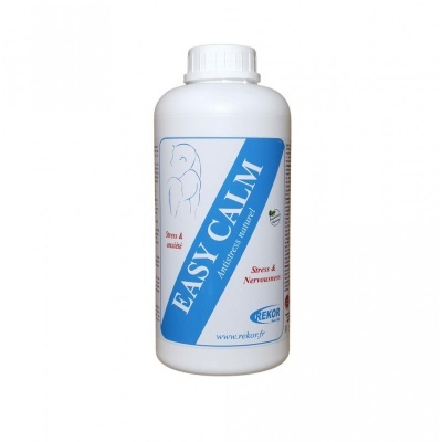 Frasco branco de plástico Easy Calm para stress e nervosismo