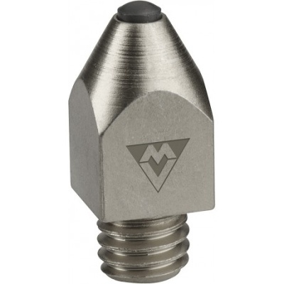 Produto metálico cónico com rosca e logótipo M gravado