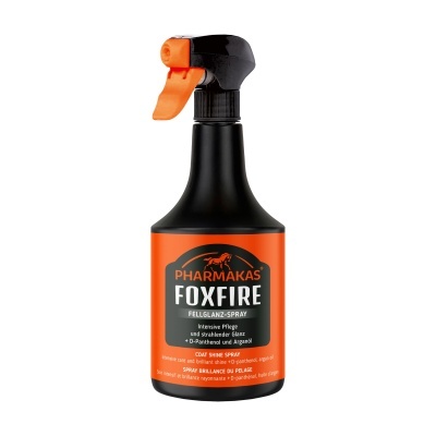 Frasco de pulverizador preto e laranja FOXFIRE da PHARMAKAS