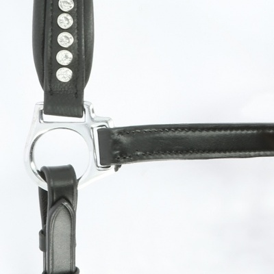 Bridão preto com detalhes metálicos prateados