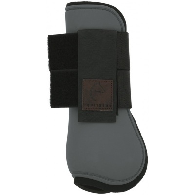 Protector equino cinzento com fecho de velcro preto e etiqueta 'SOUTHERN'