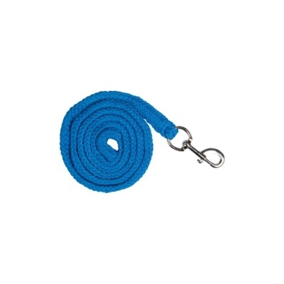 Corda azul com gancho metálico prateado