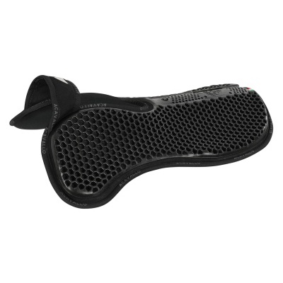 Tapete antiderrapante preto com padrão em favo de mel