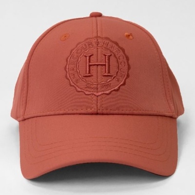boné terracota com bordado HARCOUR e H