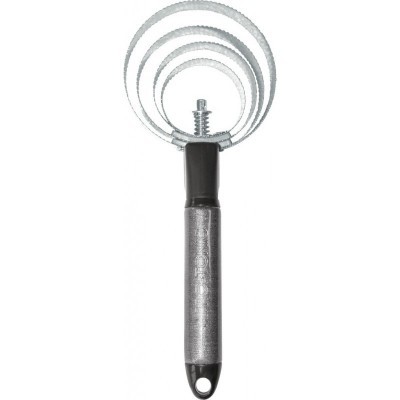 Espremedor de sumo com quatro anéis circulares ajustáveis e cabo preto