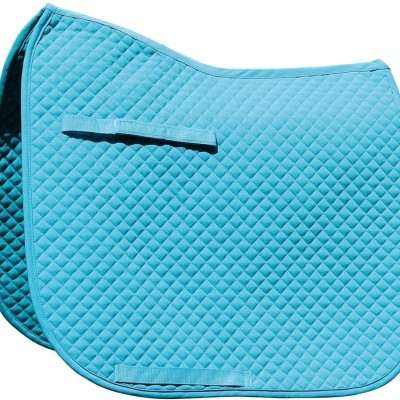 Tapis azul claro acolchoado para cavalo com alças de fixação