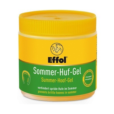 Frasco de gel Effol Summer-Hoof-Gel amarelo e verde para cascos de animais