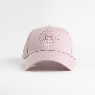 Boné rosa claro com logótipo bordado Tommy Hilfiger