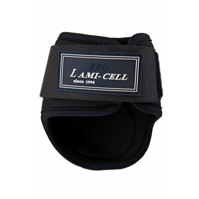 Proteção de velcro preta com etiqueta LAMI-CELL