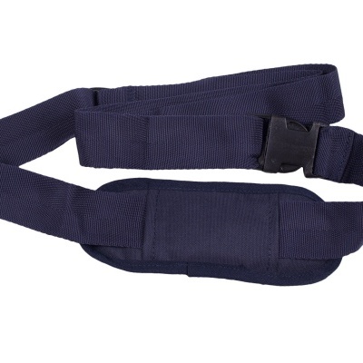 Cinta ajustável azul escuro com fivela preta e almofada acolchoada