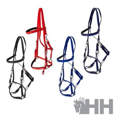 Peitorais para cavalo em nylon de várias cores com argolas de metal