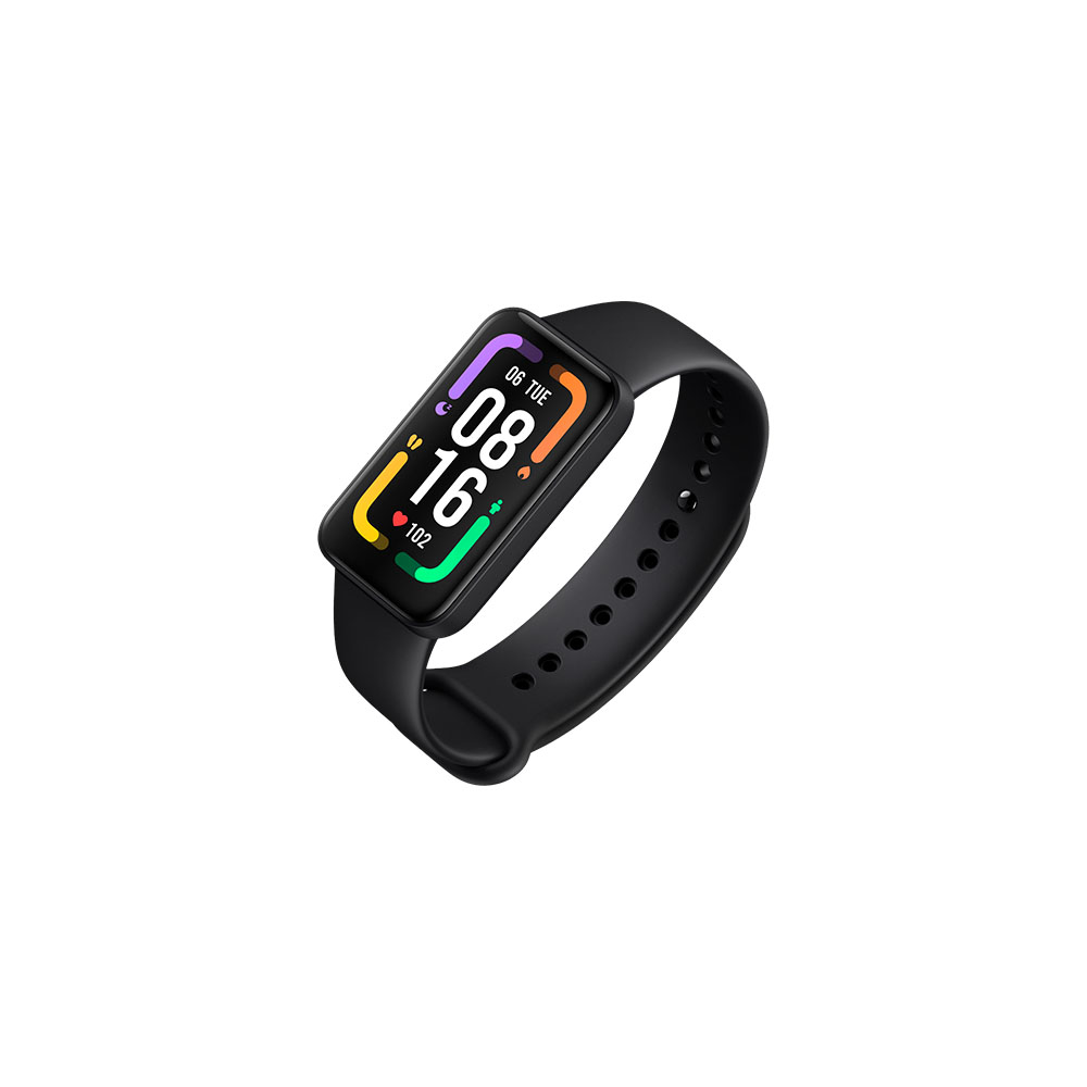 Smartband Xiaomi Redmi Smart Band Pro Relógio inteligente preto com ecrã colorido mostrando 08:16
