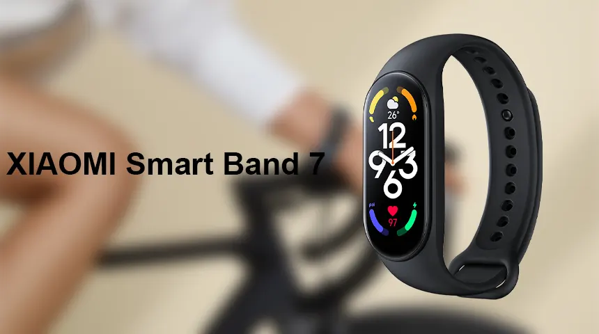 Xiaomi Smart Band 7 pulseira inteligente preta com ecrã colorido