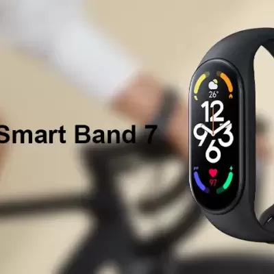 Xiaomi Smart Band 7 pulseira inteligente preta com ecrã colorido