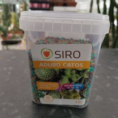 Pack de adubo para cactos SIRO com pellets coloridos