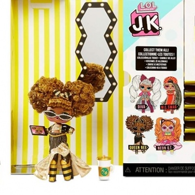 Brinquedos L.O.L. Surprise com acessórios e embalagens amarelas e pretas