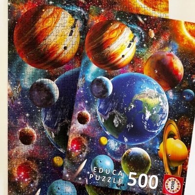 Puzzle EDUCA 500 peças sistema solar