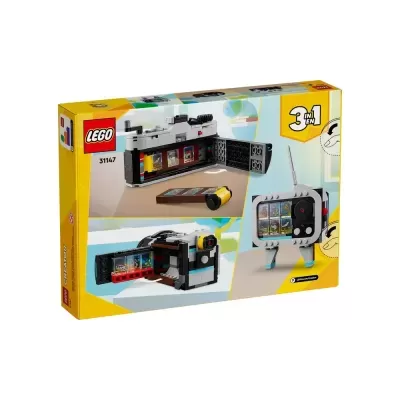 Embalagem LEGO 31147 3 em 1 com brinquedos montáveis retrô