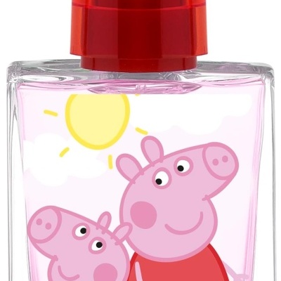 Perfume infantil com desenho de Peppa Pig e George