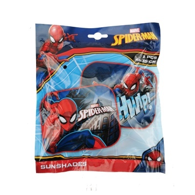Pacote com 2 tampas solares de carro com imagem do Spider-Man