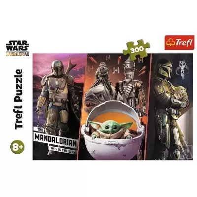 Caixa de puzzle Trefl Star Wars The Mandalorian 300 peças