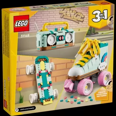 Caixa de brinquedo LEGO 3 em 1 modelo 31148 com várias construções