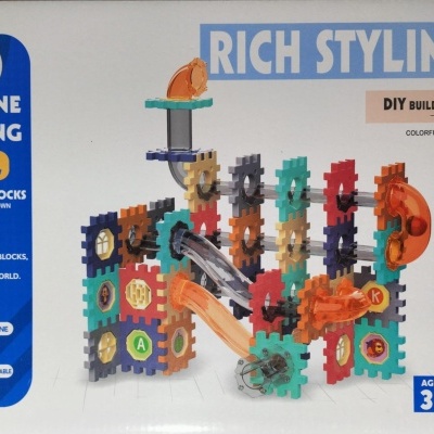 Embalagem de blocos de construção toystar PIPELINE ROLLING BALL para crianças a partir dos 3 anos