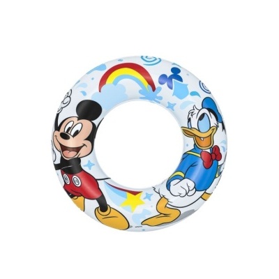 Bóia de piscina com desenhos do Mickey Mouse e Pato Donald