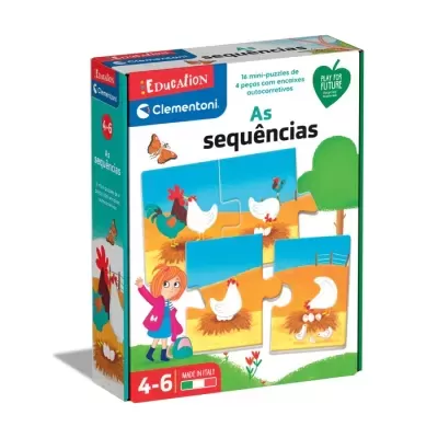 Caixa do jogo educativo As sequências da Clementoni