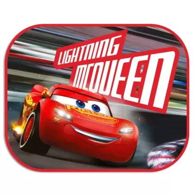 Acessório com personagem Lightning McQueen do filme Cars e texto