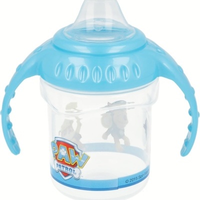 Copo de transição infantil azul com logotipo PAW PATROL