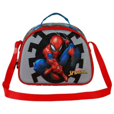 Bolsa infantil com Homem-Aranha e alças vermelhas