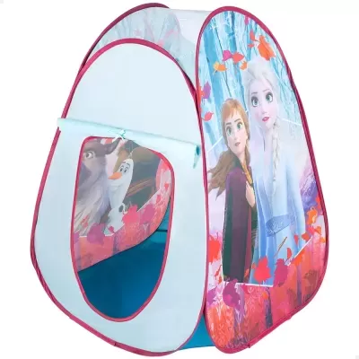 Toca infantil em tecido com estampagem dos personagens do filme Frozen