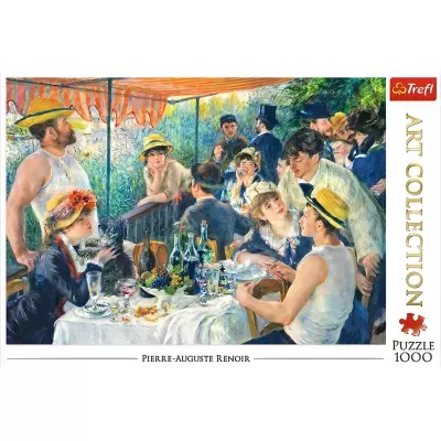 Embalagem de puzzle Trefl com imagem da obra Um Almoço dos Remadores de Renoir
