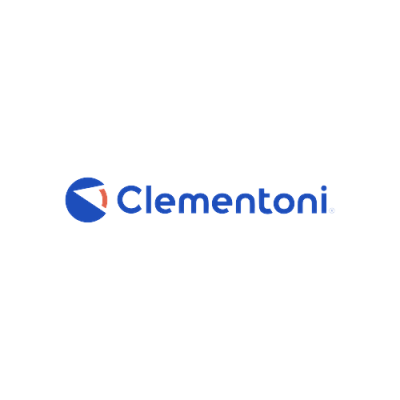 Logótipo azul da marca Clementoni
