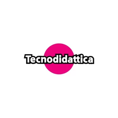 Logótipo Tecnodidattica com círculo rosa